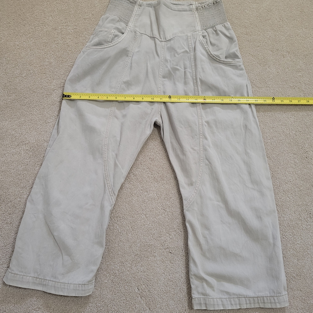 Free People Light Beige Harem Pants